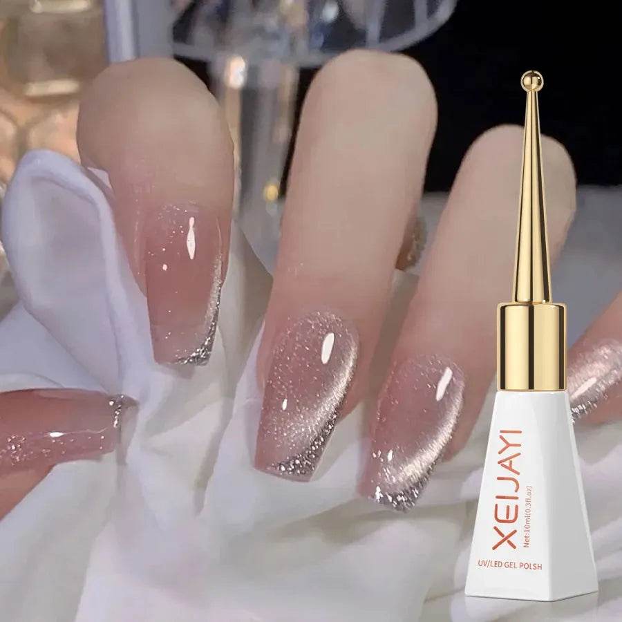 Crystal Cat Eye Gel Polish Holographic Iron Phoenix GHG 2025 - Iron Phoenix GHG