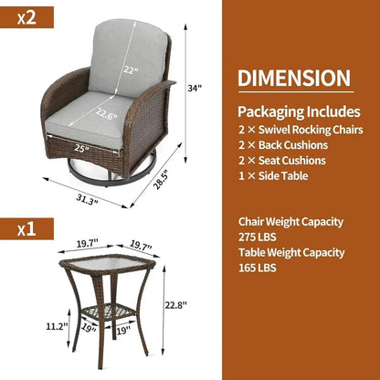 Pizzello Swivel Rocker Set (by Iron Phoenix GHG) 2025 - Iron Phoenix GHG