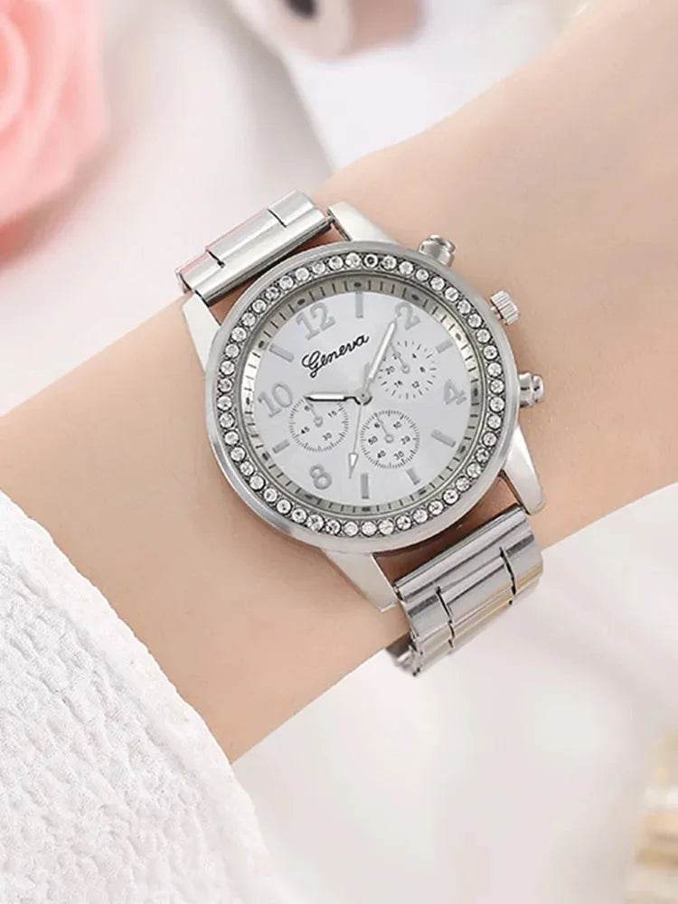 Fashionable CZ Watch Set Iron Phoenix GHG 2025 - Iron Phoenix GHG
