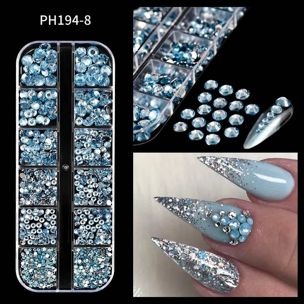 MAFANAILS Mixed Nail Rhinestones (by Iron Phoenix) 2025 - Iron Phoenix GHG