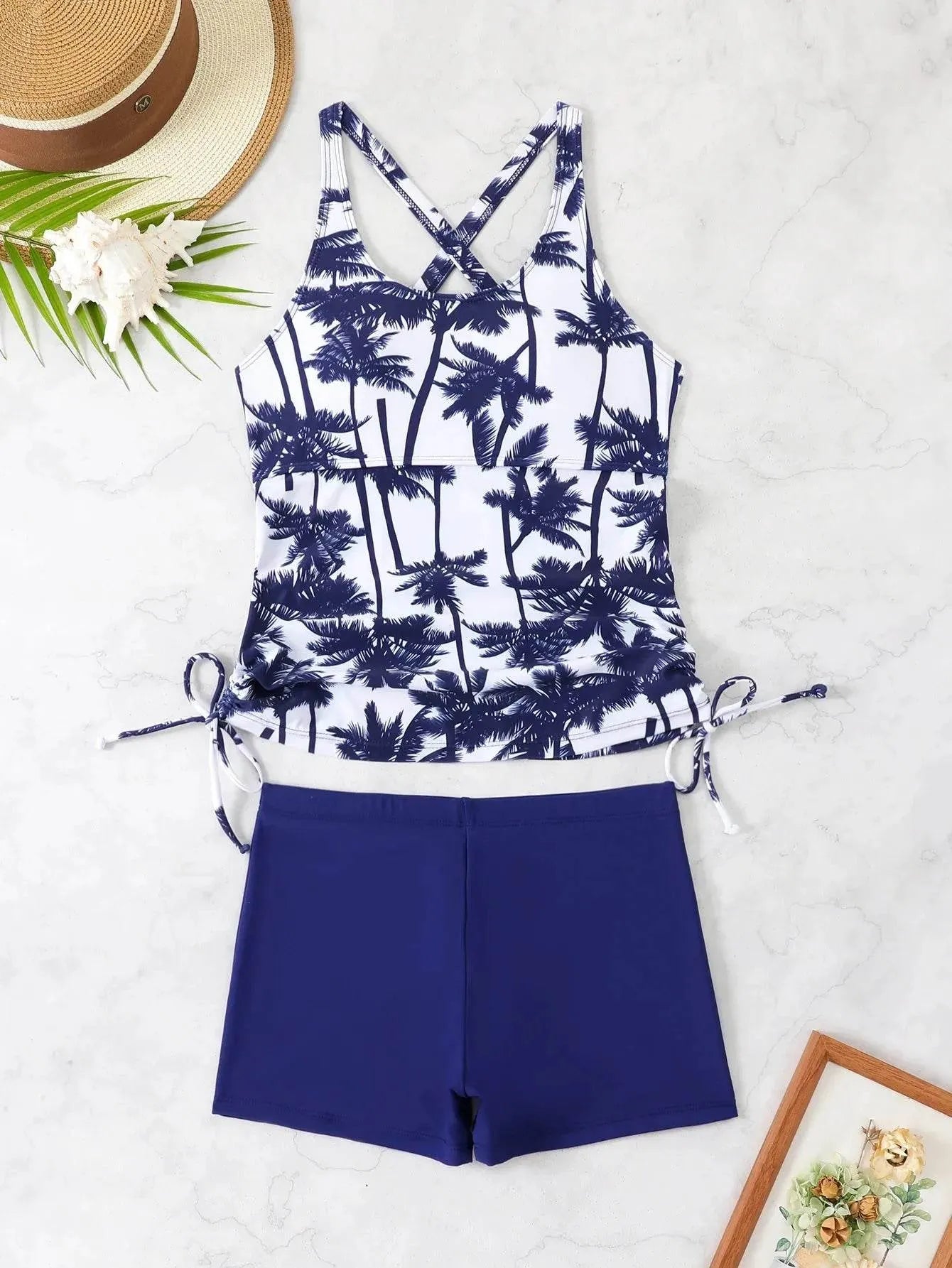 Printed Tankini Swimwear Set (by lyric) 2025 - Iron Phoenix GHG