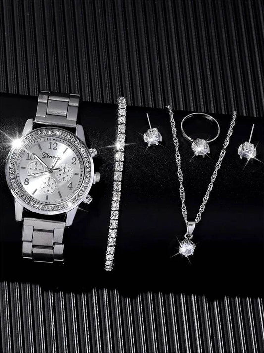 Fashionable CZ Watch Set Iron Phoenix GHG 2025 - Iron Phoenix GHG