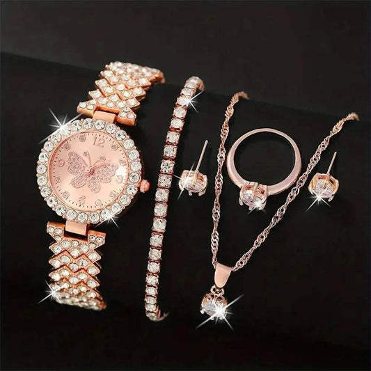 Luxe Rose Gold Jewelry Set Iron Phoenix GHG 2025 - Iron Phoenix GHG