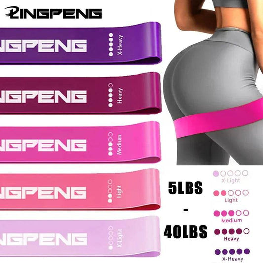 Resistance Band Set 5 Levels (by FitFlex) Eco 2025 - Iron Phoenix GHG