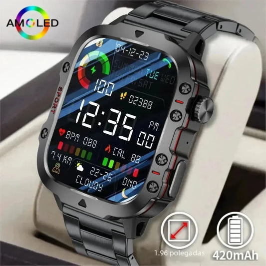 Smart Watch - Eco CRTORRS 1.96" IP68 Fitness | 2025 - Iron Phoenix GHG