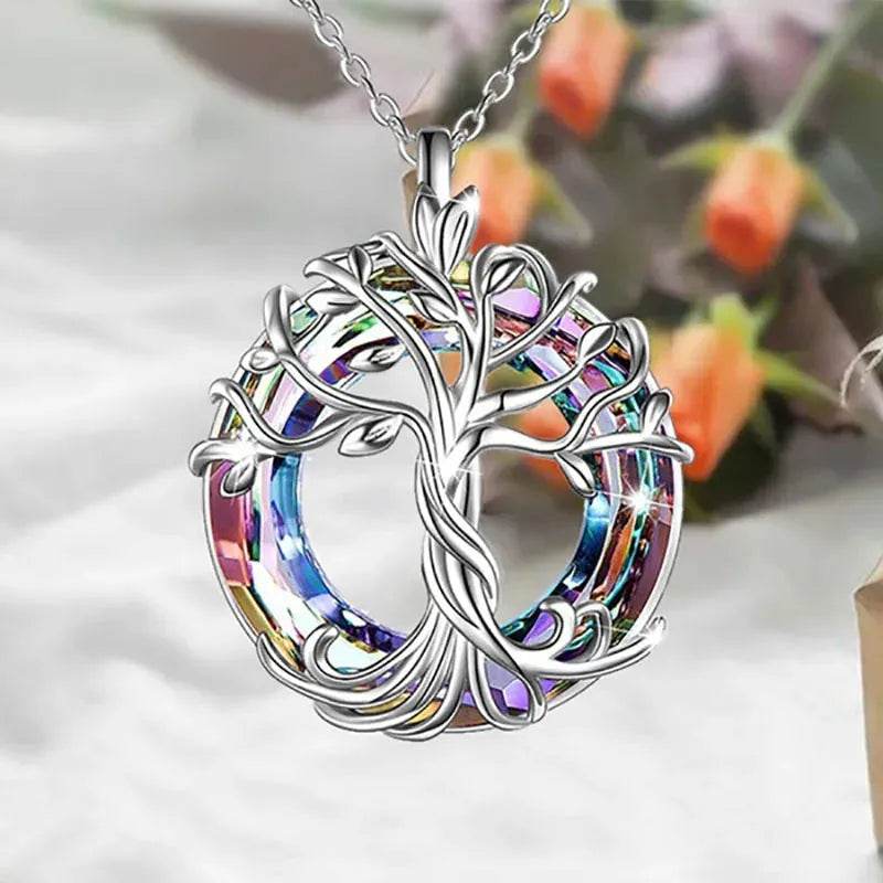 Tree of Life Necklace Crystal (by Celtic Charm) Eco 2025 - Iron Phoenix GHG
