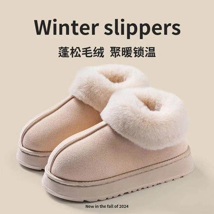 Plush Indoor Slippers-faux suede- Iron Phoenix GHG 2025 - Iron Phoenix GHG
