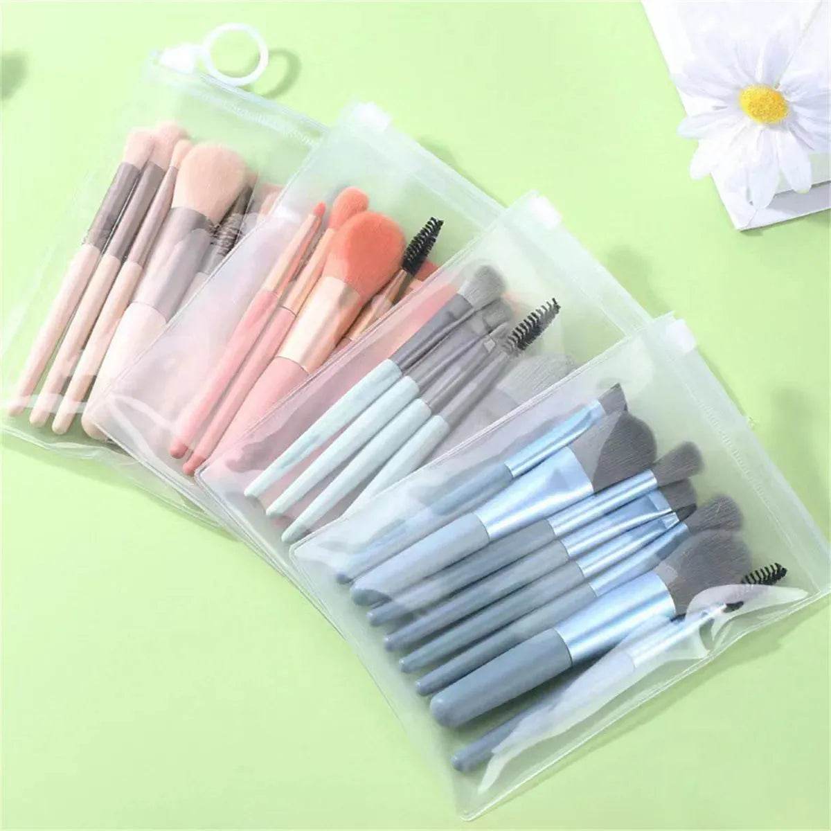 8Pcs Soft Fluffy Makeup Brushes Set Iron Phoenix GHG 2025 - Iron Phoenix GHG