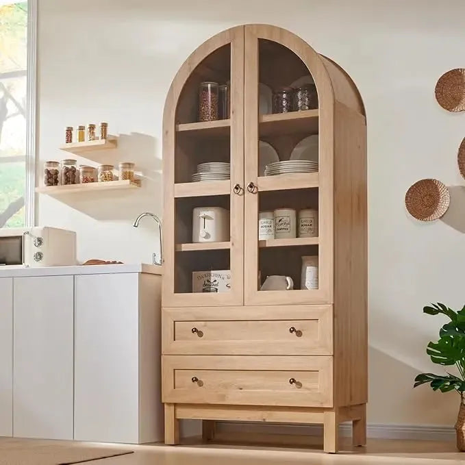 Arched Kitchen Pantry Cabinet Iron Phoenix GHG 2025 - Iron Phoenix GHG