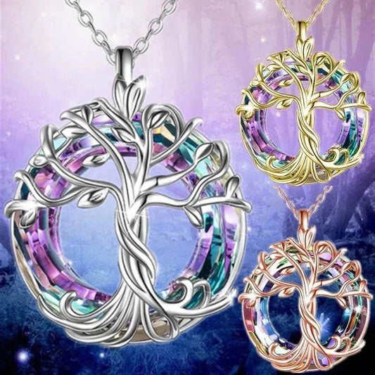 Tree of Life Necklace Crystal (by Celtic Charm) Eco 2025 - Iron Phoenix GHG