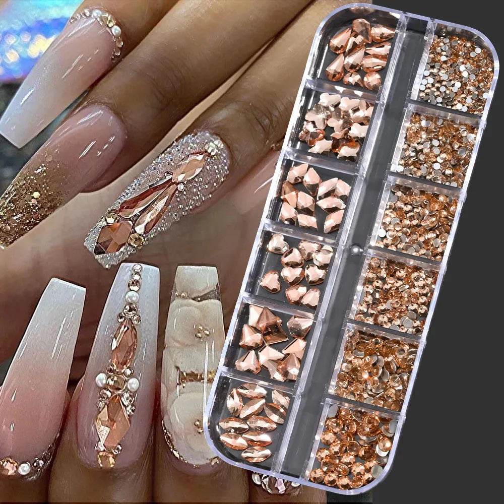MAFANAILS Mixed Nail Rhinestones (by Iron Phoenix) 2025 - Iron Phoenix GHG