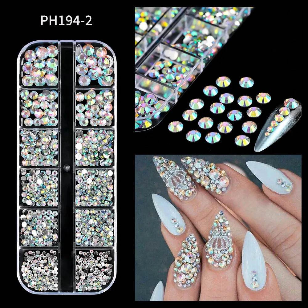 MAFANAILS Mixed Nail Rhinestones (by Iron Phoenix) 2025 - Iron Phoenix GHG