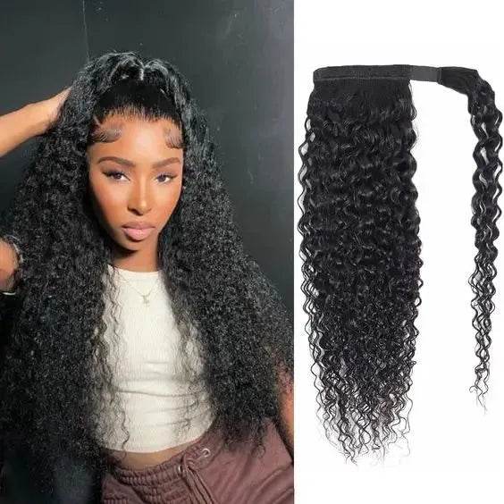Shine with Brazilian Kinky Curly Ponytail 2025! - Iron Phoenix GHG