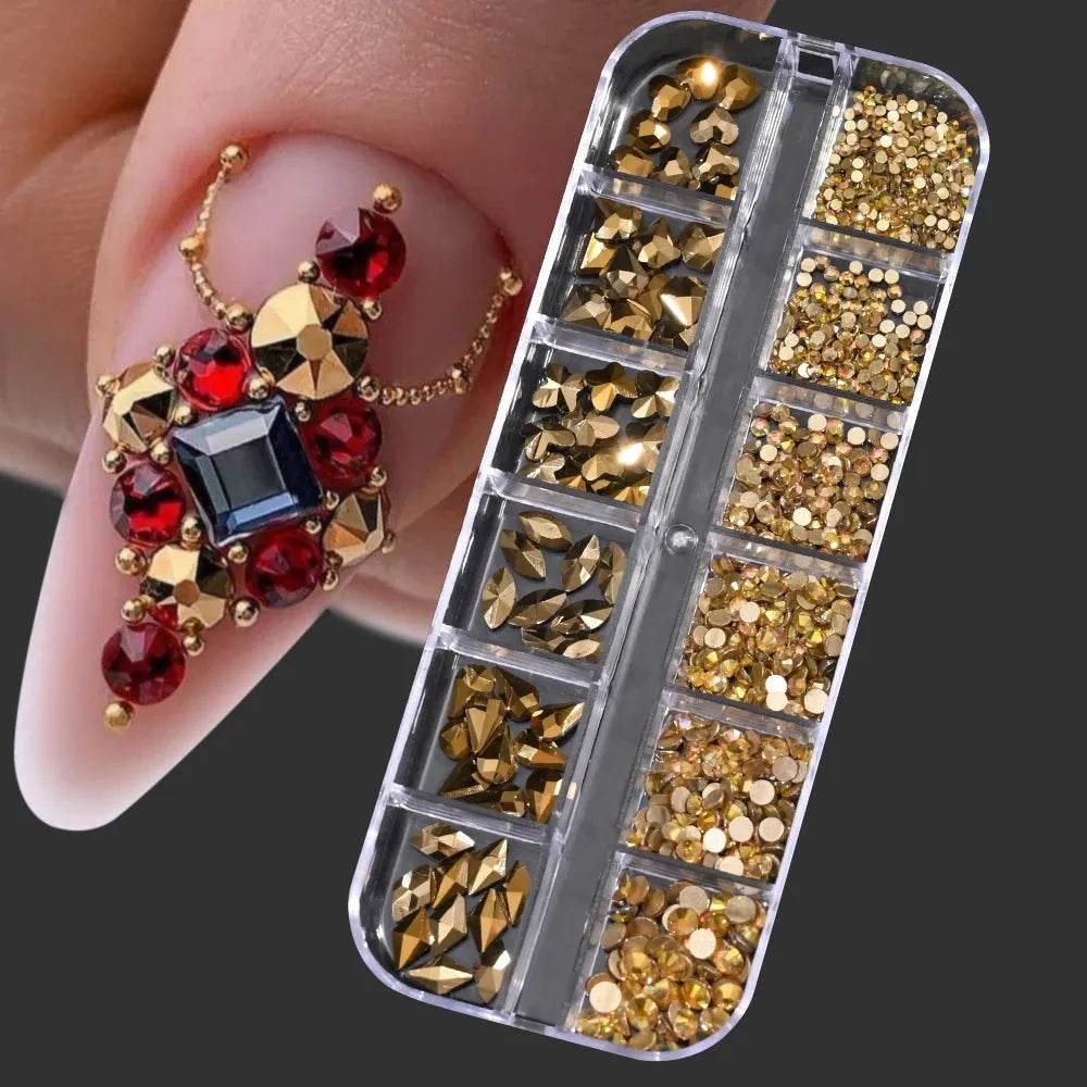 MAFANAILS Mixed Nail Rhinestones (by Iron Phoenix) 2025 - Iron Phoenix GHG