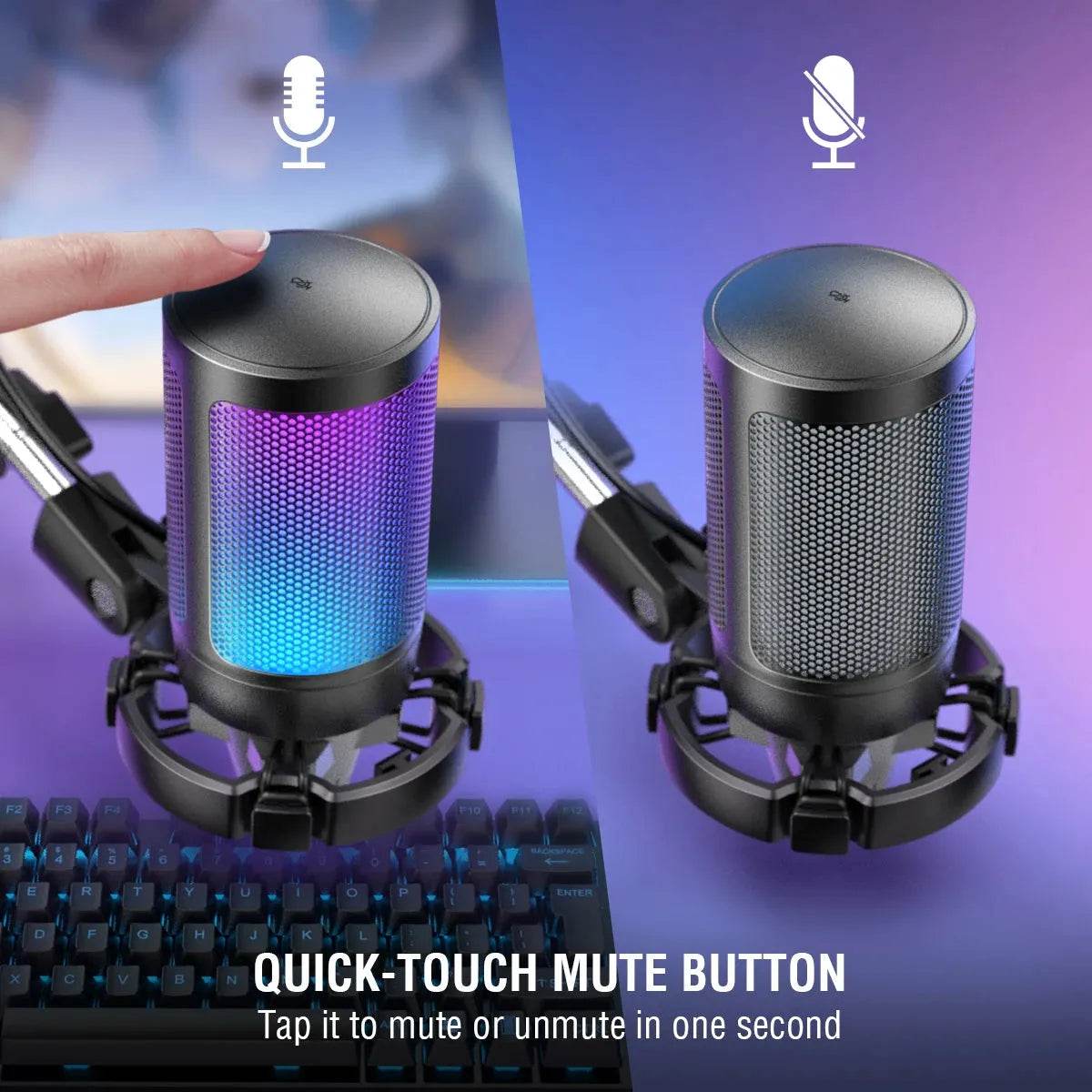 FIFINE Gaming USB Mic—Iron Phoenix GHG 2025 - Iron Phoenix GHG