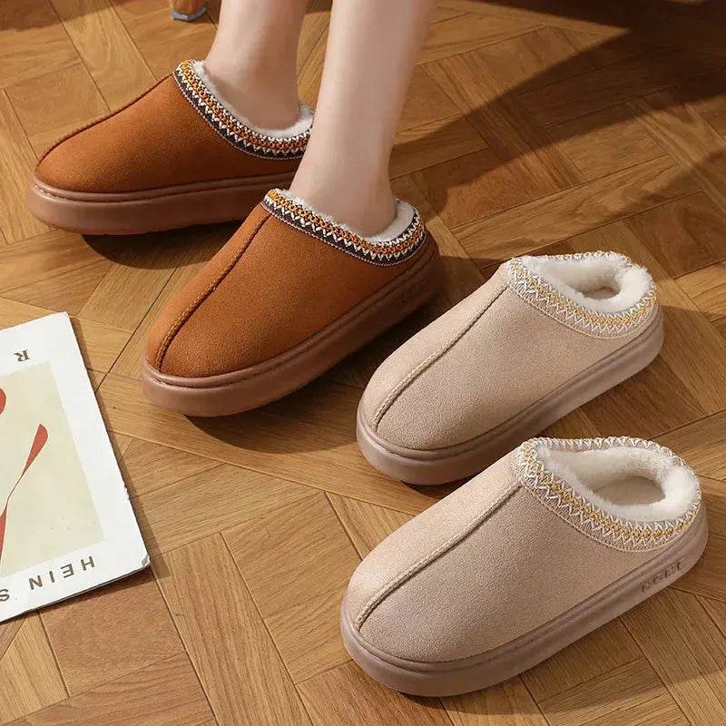 Fluffy Platform Slippers Shoes Footwear (by CozyStep) Eco 2025 - Iron Phoenix GHG