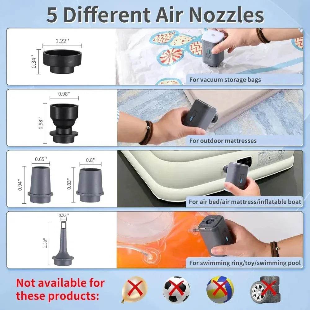 Wireless Mini Electric Air Pump - Iron Phoenix GHG