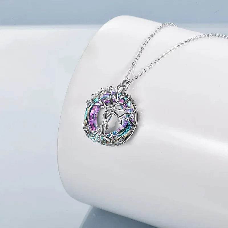 Tree of Life Necklace Crystal (by Celtic Charm) Eco 2025 - Iron Phoenix GHG