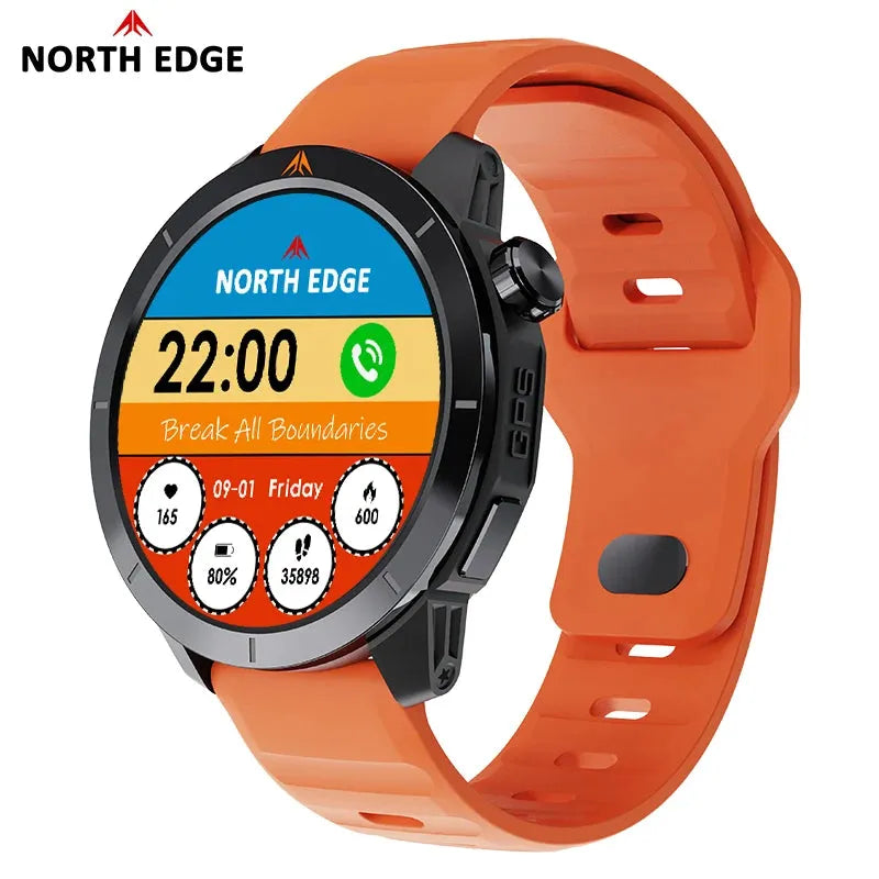 Smart Watch - Eco NORTH EDGE 1.43" GPS AMOLED - Iron Phoenix GHG