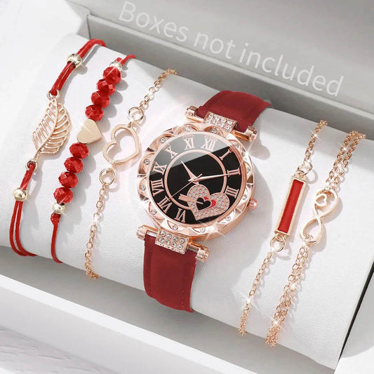 Fashion Roma Heart Watch Set Iron Phoenix GHG 2025 - Iron Phoenix GHG