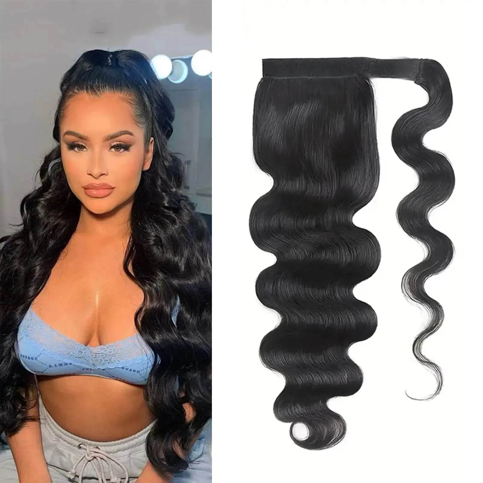 Shine with Brazilian Kinky Curly Ponytail 2025! - Iron Phoenix GHG