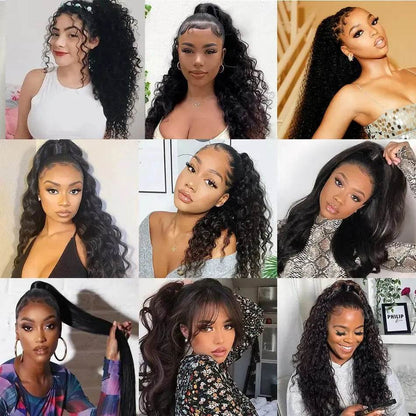 Shine with Brazilian Kinky Curly Ponytail 2025! - Iron Phoenix GHG