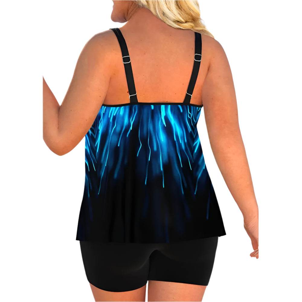Plus Size High Waist Swimsuit (by LAPA) Eco 2025 - Iron Phoenix GHG