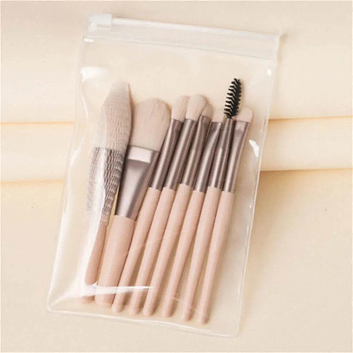 8Pcs Soft Fluffy Makeup Brushes Set Iron Phoenix GHG 2025 - Iron Phoenix GHG