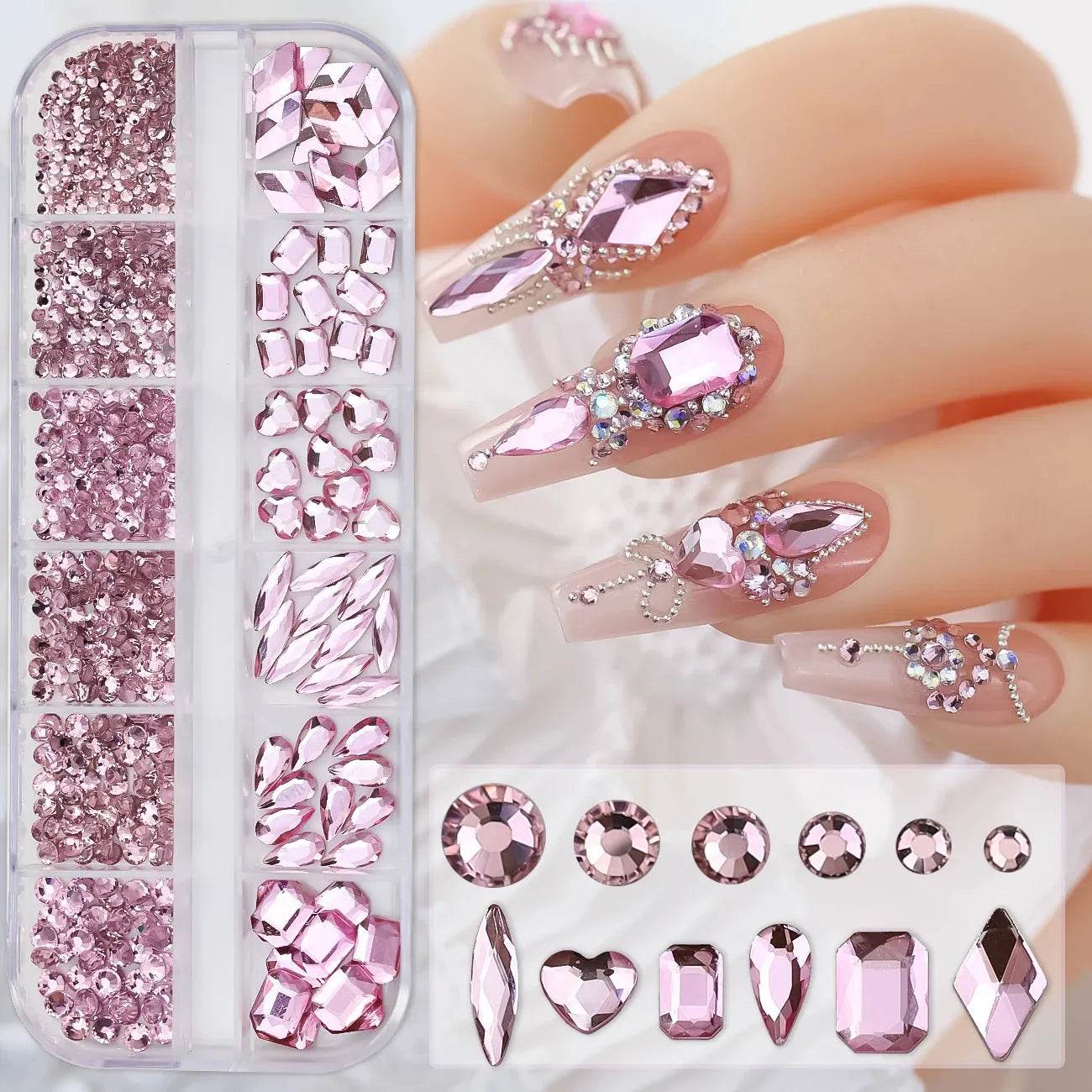 MAFANAILS Mixed Nail Rhinestones (by Iron Phoenix) 2025 - Iron Phoenix GHG