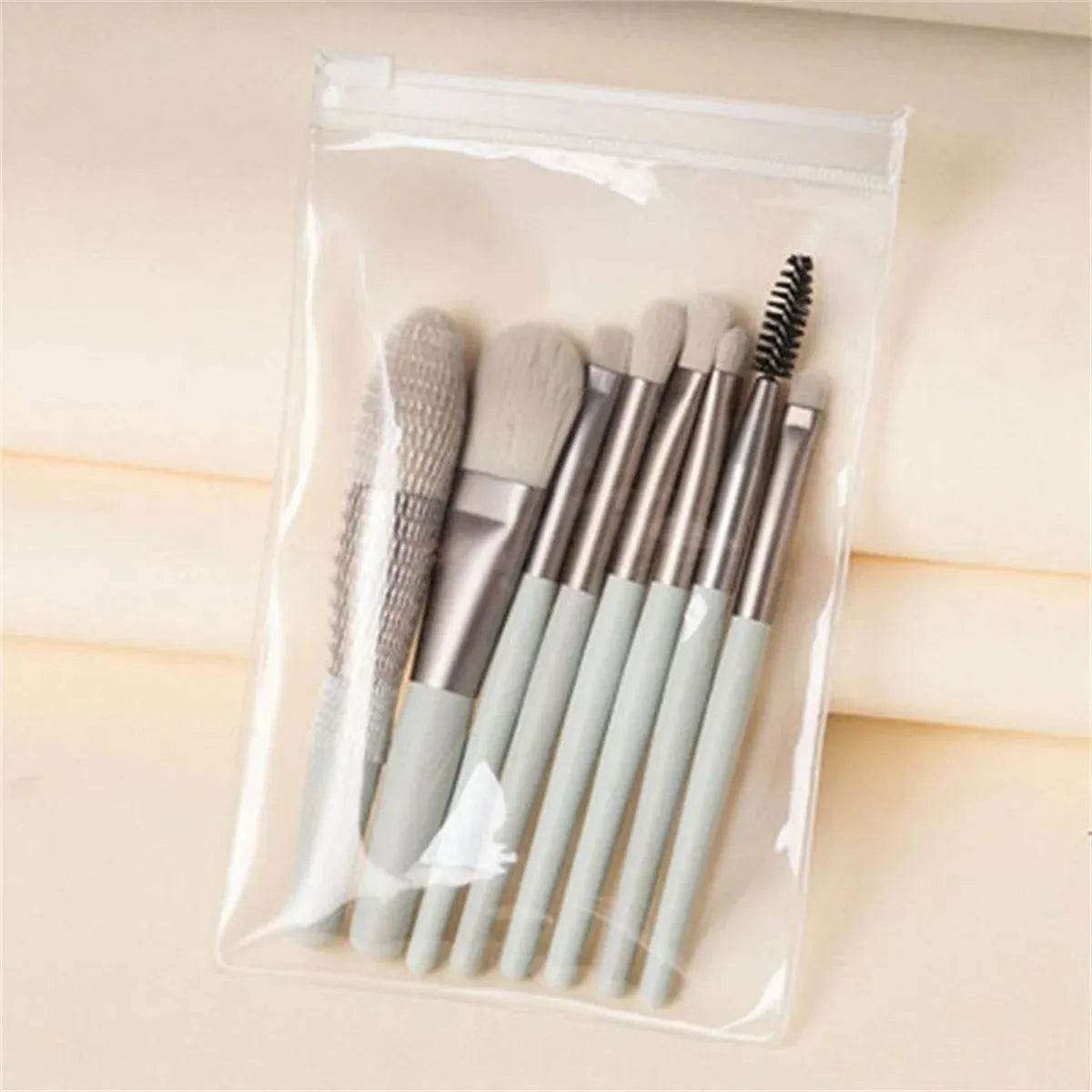 8Pcs Soft Fluffy Makeup Brushes Set Iron Phoenix GHG 2025 - Iron Phoenix GHG