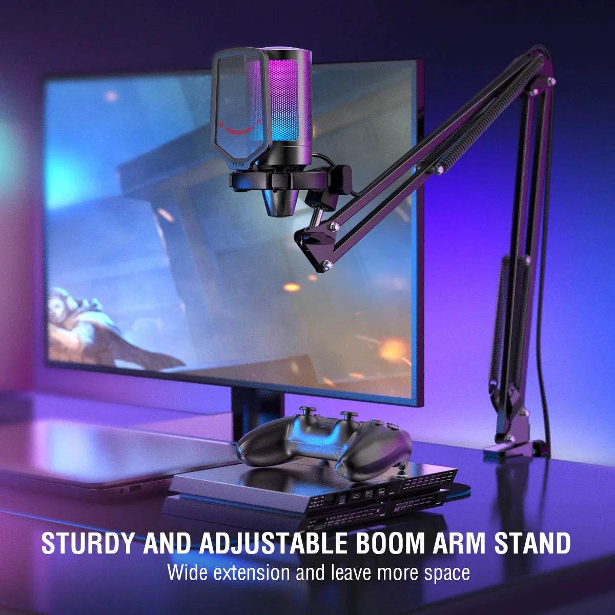FIFINE Gaming USB Mic—Iron Phoenix GHG 2025 - Iron Phoenix GHG