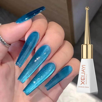 Crystal Cat Eye Gel Polish Holographic Iron Phoenix GHG 2025 - Iron Phoenix GHG