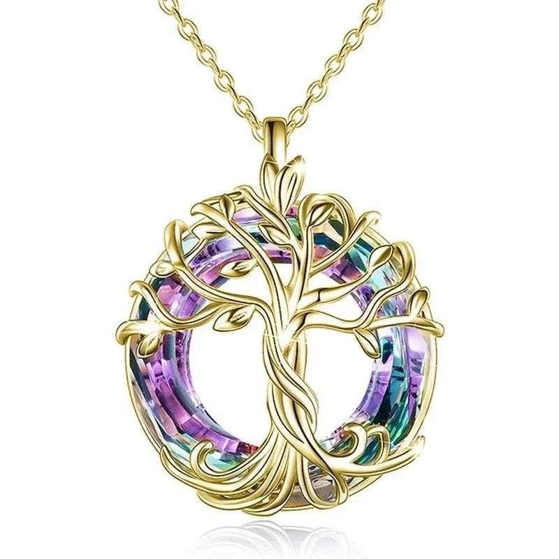 Tree of Life Necklace Crystal (by Celtic Charm) Eco 2025 - Iron Phoenix GHG