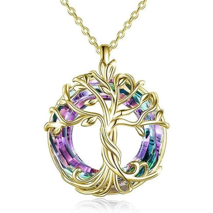 Tree of Life Necklace Crystal (by Celtic Charm) Eco 2025 - Iron Phoenix GHG