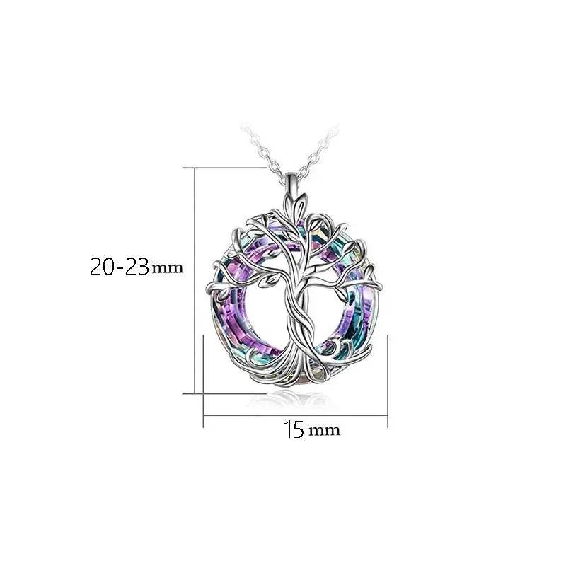 Tree of Life Necklace Crystal (by Celtic Charm) Eco 2025 - Iron Phoenix GHG