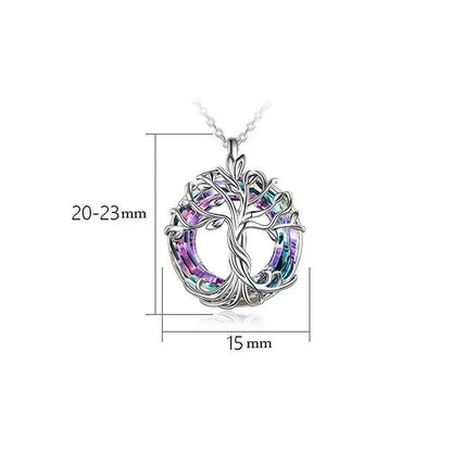 Tree of Life Necklace Crystal (by Celtic Charm) Eco 2025 - Iron Phoenix GHG