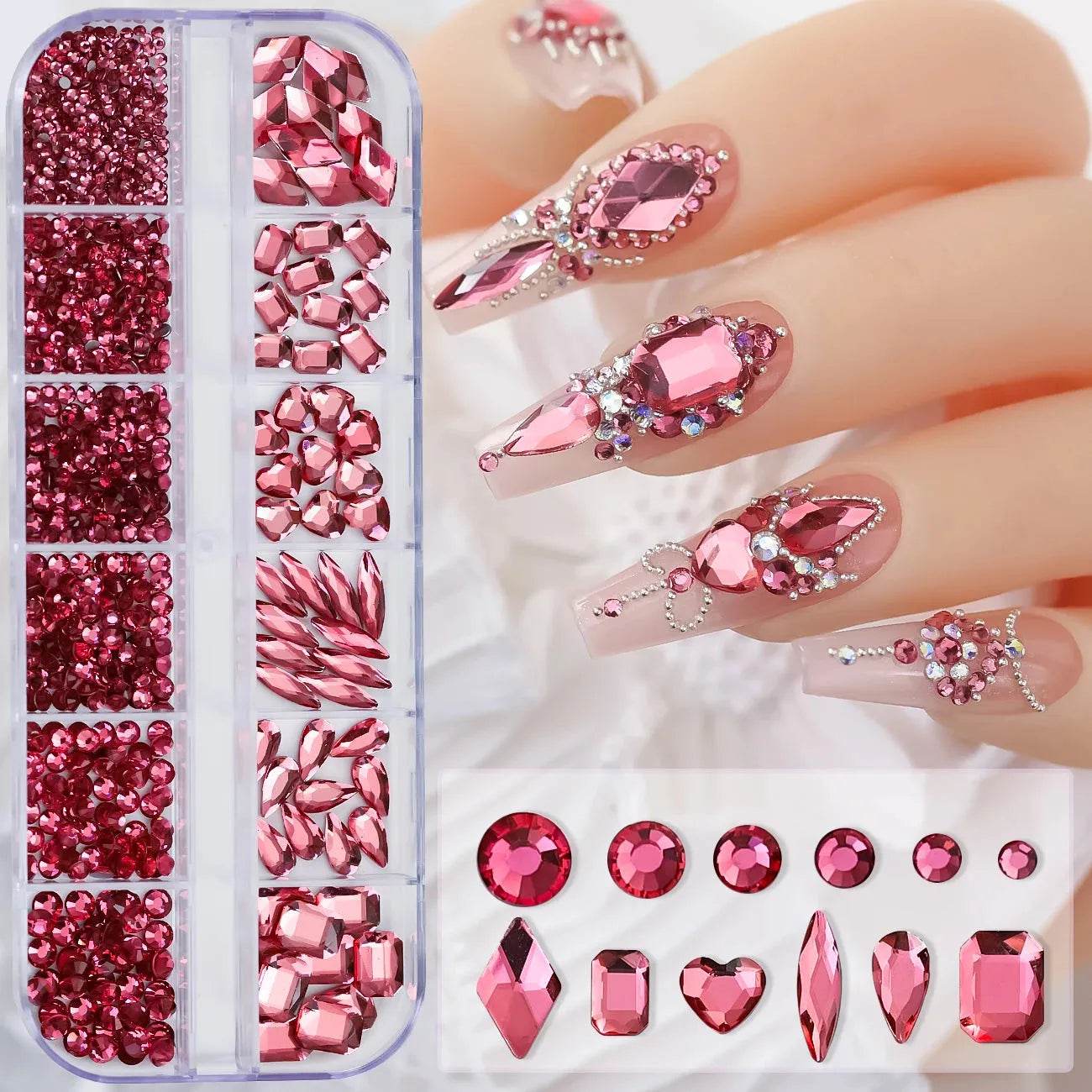 MAFANAILS Mixed Nail Rhinestones (by Iron Phoenix) 2025 - Iron Phoenix GHG