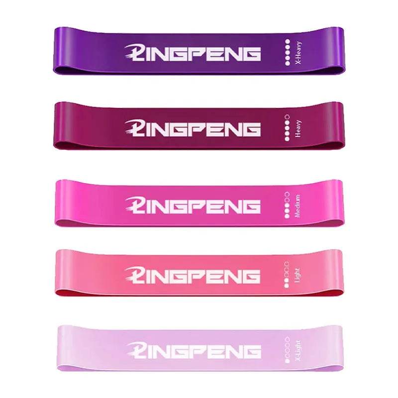 Resistance Band Set 5 Levels (by FitFlex) Eco 2025 - Iron Phoenix GHG
