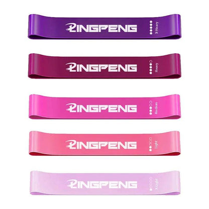 Resistance Band Set 5 Levels (by FitFlex) Eco 2025 - Iron Phoenix GHG