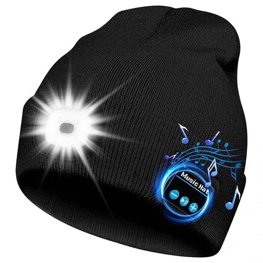 Bluetooth Hat - Eco LED Music Beanie - Iron Phoenix GHG
