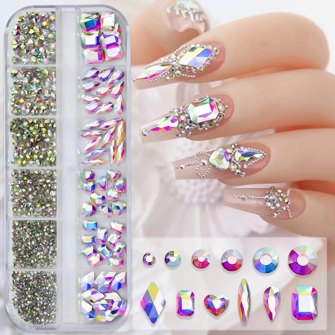 MAFANAILS Mixed Nail Rhinestones (by Iron Phoenix) 2025 - Iron Phoenix GHG