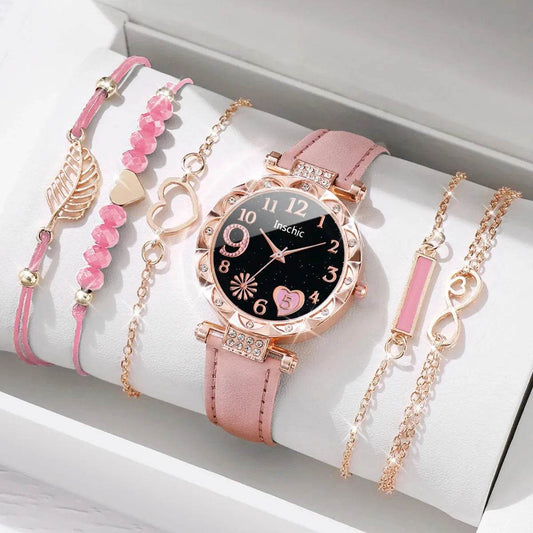Heart Leather Watch Set Box not included - Iron Phoenix GHG
