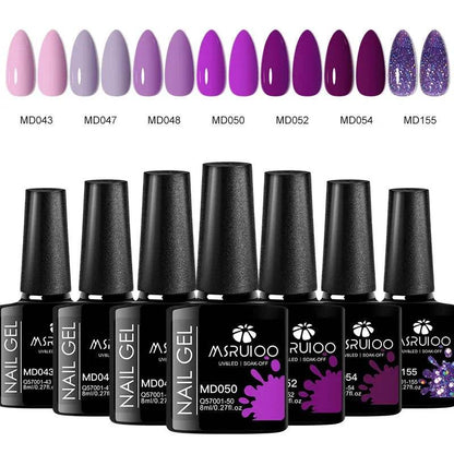 7pc Nail Gel Polish Set 8ML (by MSRUIOO) Eco 2025 - Iron Phoenix GHG