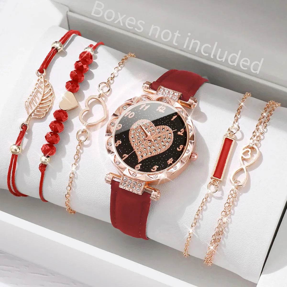 Fashion Roma Heart Watch Set Iron Phoenix GHG 2025 - Iron Phoenix GHG
