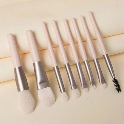 8Pcs Soft Fluffy Makeup Brushes Set Iron Phoenix GHG 2025 - Iron Phoenix GHG
