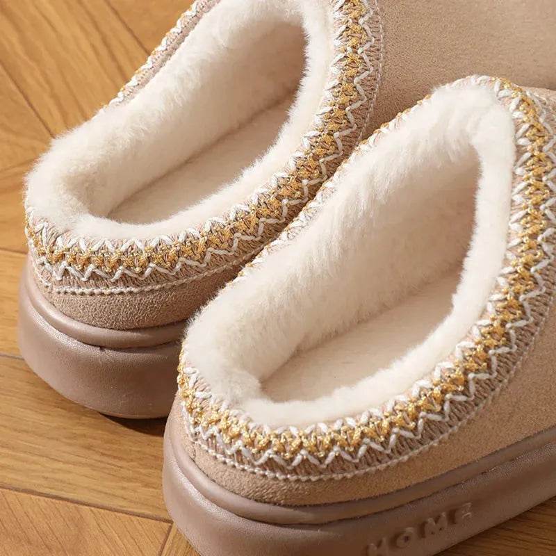 Fluffy Platform Slippers Shoes Footwear (by CozyStep) Eco 2025 - Iron Phoenix GHG