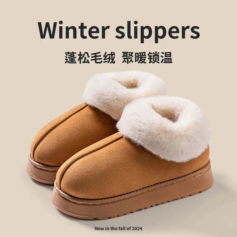 Plush Indoor Slippers-faux suede- Iron Phoenix GHG 2025 - Iron Phoenix GHG