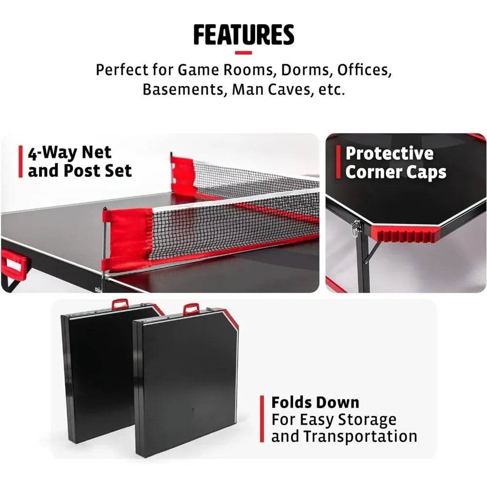 Hyper Pong 4-Way Table Tennis (by GameFusion) Eco 2025 - Iron Phoenix GHG