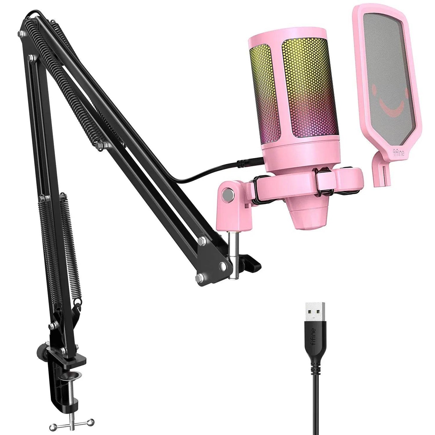 FIFINE Gaming USB Mic—Iron Phoenix GHG 2025 - Iron Phoenix GHG