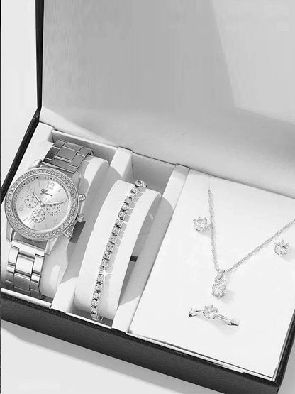 Fashionable CZ Watch Set Iron Phoenix GHG 2025 - Iron Phoenix GHG